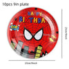 Superhero Birthday Party Tableware and Decoration Kit
