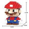 A Lego-style collectible model of a character wearing a red hat and blue outfit.