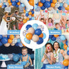 A collection of balloon garlands and decorations for various events including weddings, birthdays, baby showers, and theme pa