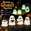 Glow-in-the-Dark Mini Ghost Figurine for Halloween Décor