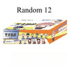 A box of Jujutsu Kaisen random collectible figures featuring various characters.
