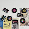 Retro Cassette Tape Fridge Magnets (Set of 4)