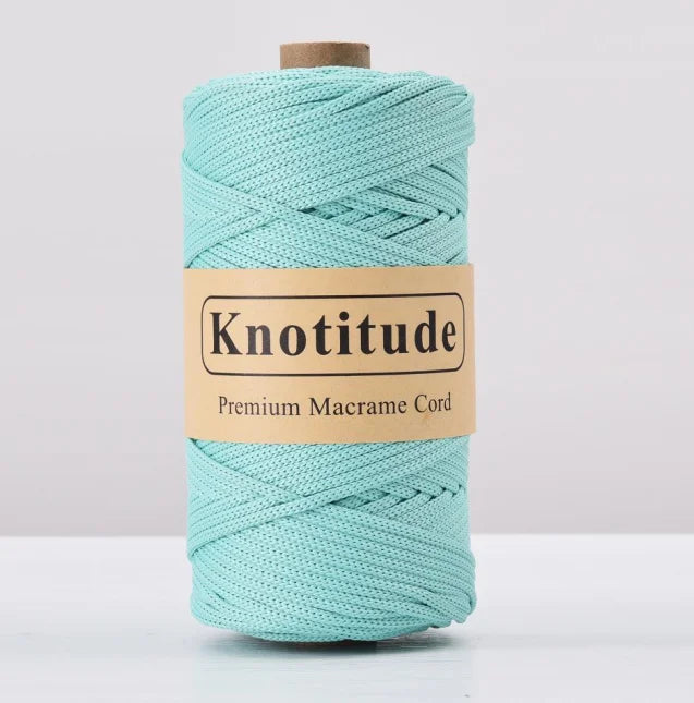 4mm Polyester Macrame Cord - 300g Spool for Knitting & DIY Crafts