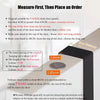 A set of heavy duty aluminum door hooks is shown with various sizes and measurements for installation.
