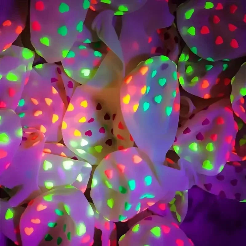 Glow-in-the-Dark Neon Balloons (60 Pack) – 12 Inch Party Decorations