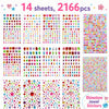 Self-Adhesive Rhinestone Gem Stickers – Multicolor Crystal Craft & Beauty Decor
