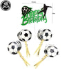 Soccer Ball Cupcake Toppers for Sports-Themed Parties