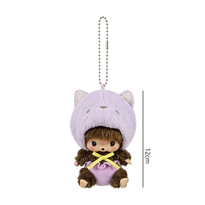 Monchhichi Plush Keychain Bag Charm