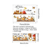 A set of butterfly wall decals featuring kitchen and dining decor items like pots, jars, and utensils.