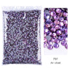 Bag of purple and pink air violet glass rhinestones crystals