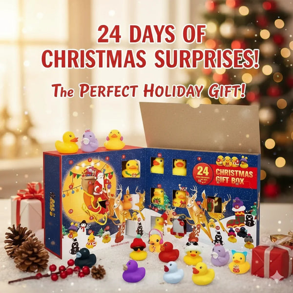 24-Day Christmas Rubber Duck Advent Calendar