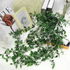 Artificial ivy garland with a pot used for home and event decor