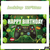 Green Video Game Birthday Party Supplies Kit with Gamepad Balloons
