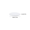 A round, white corrugated cake board with a diameter of 1.2cm or 0.47in.