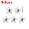 Star-Shaped Magnetic Photo Clips for Fridge and Notice Boards