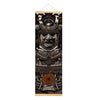 Japanese Samurai Ukiyo-e tiger canvas wall art with wooden hanging scroll featuring a fierce samurai face and tiger motif.