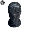 Black mesh balaclava face mask for outdoor sports