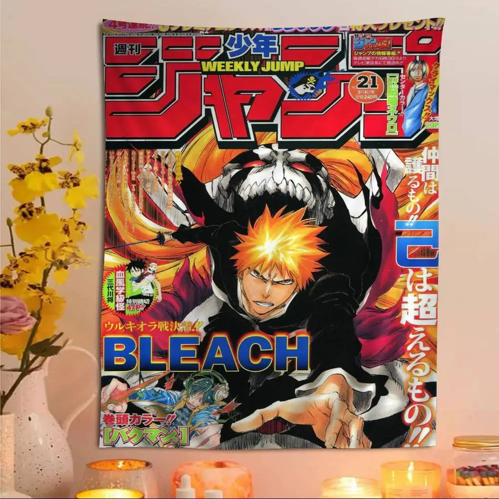 Japanese Anime Tapestry Wall Hanging for Bedroom & Dorm Decor