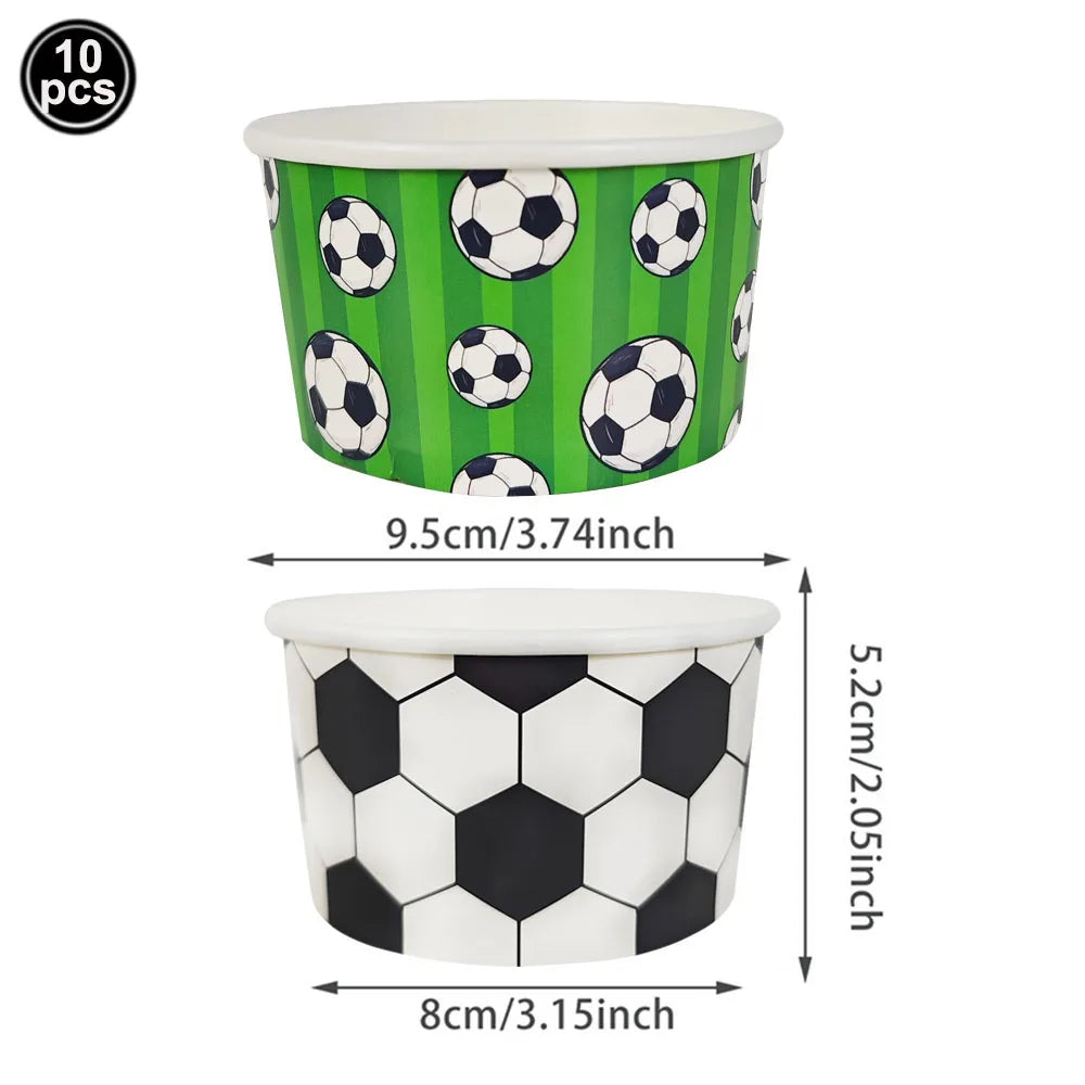 Soccer Ball Cupcake Toppers for Sports-Themed Parties