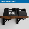 Heavy-Duty Adjustable Folding Shelf Brackets (2-Pack)