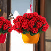 Elegant Silk Rose Bouquet – 35cm Artificial Flower Arrangement