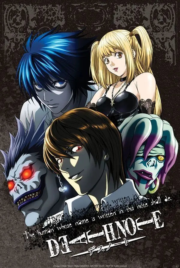 Death Note Anime Canvas Wall Art - Yagami Light Poster
