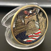 A collectible coin featuring a statue of liberty, an eagle, and the text 1776-2026 commemorating the 250th anniversary of the