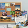 A vision board sticker book featuring inspirational stickers, quotes, and images for personal goals.