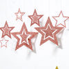 Gold Twinkle Star Paper Garlands
