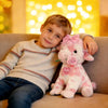 Pink Highland Cow Plush Toy – Soft Cuddly Stuffed Animal