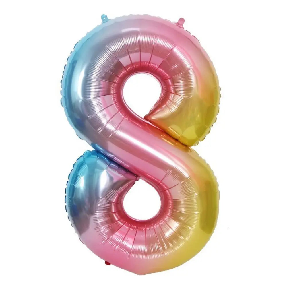 Large Red Number Foil Balloon for Birthday and Anniversary Decor