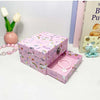 Ballet Jewelry Music Box with Rotating Dancer and Storage Drawer