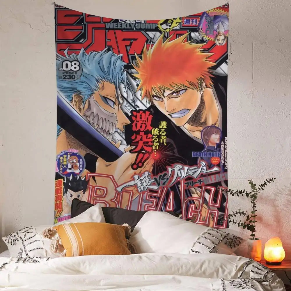 Japanese Anime Tapestry Wall Hanging for Bedroom & Dorm Decor