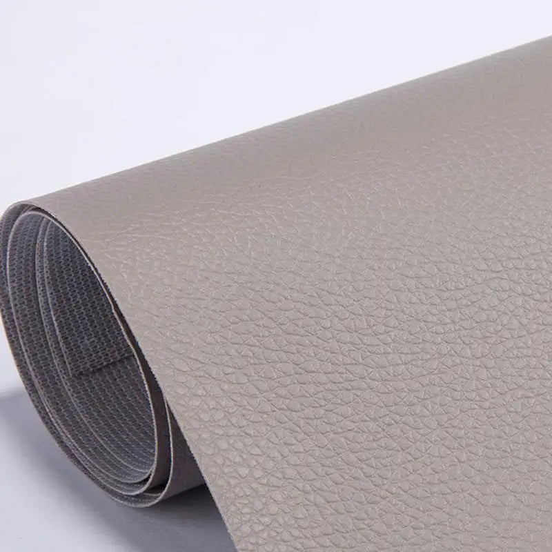 Roll of beige self-adhesive PU leather repair patches