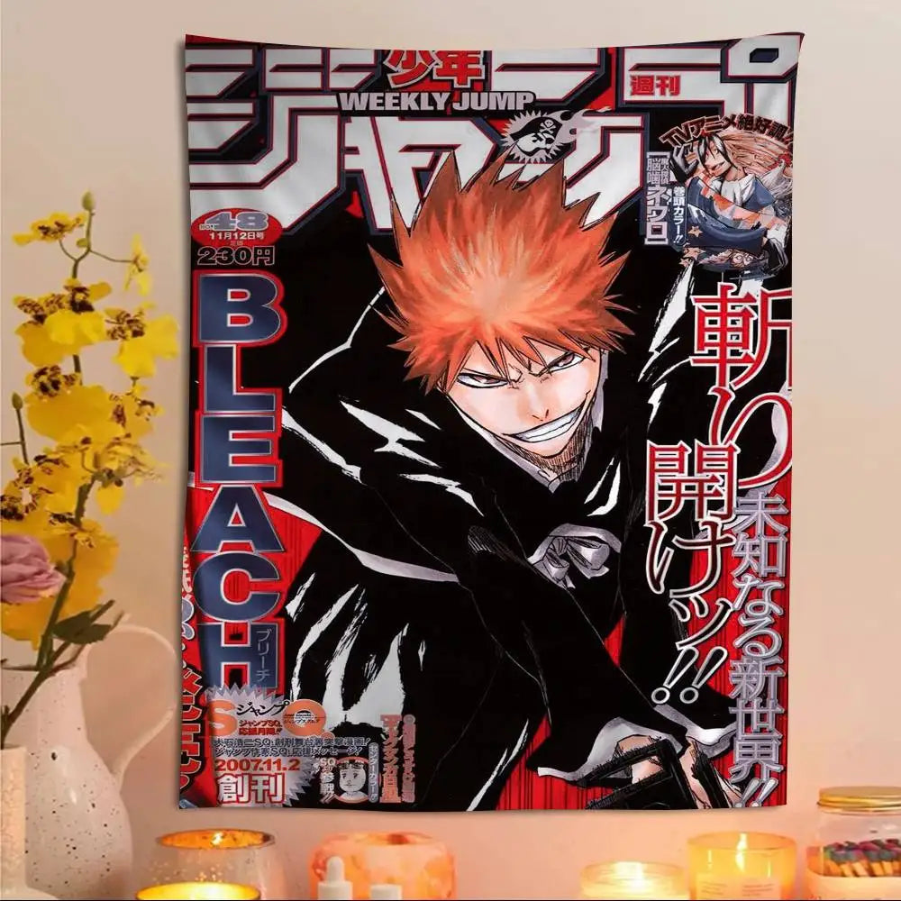Japanese Anime Tapestry Wall Hanging for Bedroom & Dorm Decor
