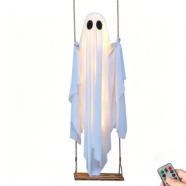 Cute Glowing Ghost Halloween Hanging Decoration