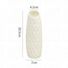 Nordic style decorative white plastic vase with a textured surface