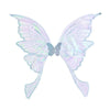 Sparkling fairy wings costume set featuring iridescent pink and purple wings with a silver glitter accent.