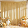 Elegant Satin Backdrop Curtain for Weddings and Events