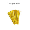 A bundle of 100 paper lollipop sticks, 8cm long, used for packaging.