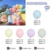 A kit for an 188-piece pastel balloon garland arch featuring various sized balloons and accessories.