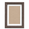 Classic Woodgrain Photo Frame for 4x6 Pictures with White Mat