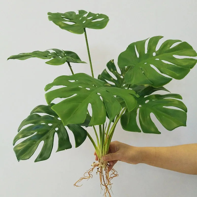 Lifelike Monstera Artificial Palm Tree for Home and Office Decor