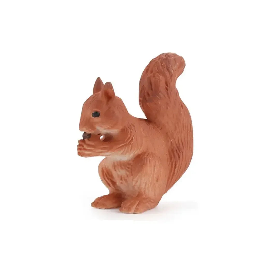 A realistic brown fox figurine depicting a farm animal.