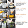 A collection of reusable fine mesh nylon filter bags used for filtering various liquids like milk, juice, tea, and wine.