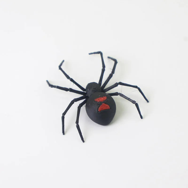 Magnetic Black Widow Spider Fridge Magnet – Halloween Decorative Sticker