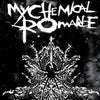 Black and white band poster art featuring the My Chemical Romance logo and an intricate decorative design.