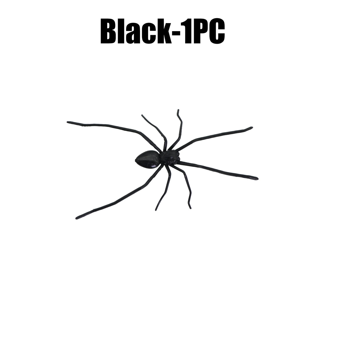 A realistic black spider magnet used for fun pranks or decoration on a fridge.