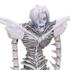 PVC figure of Death Note character Light with white hair and blue eyes, featuring detailed clothing and skeletal elements.