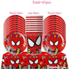 Superhero Birthday Party Tableware and Decoration Kit